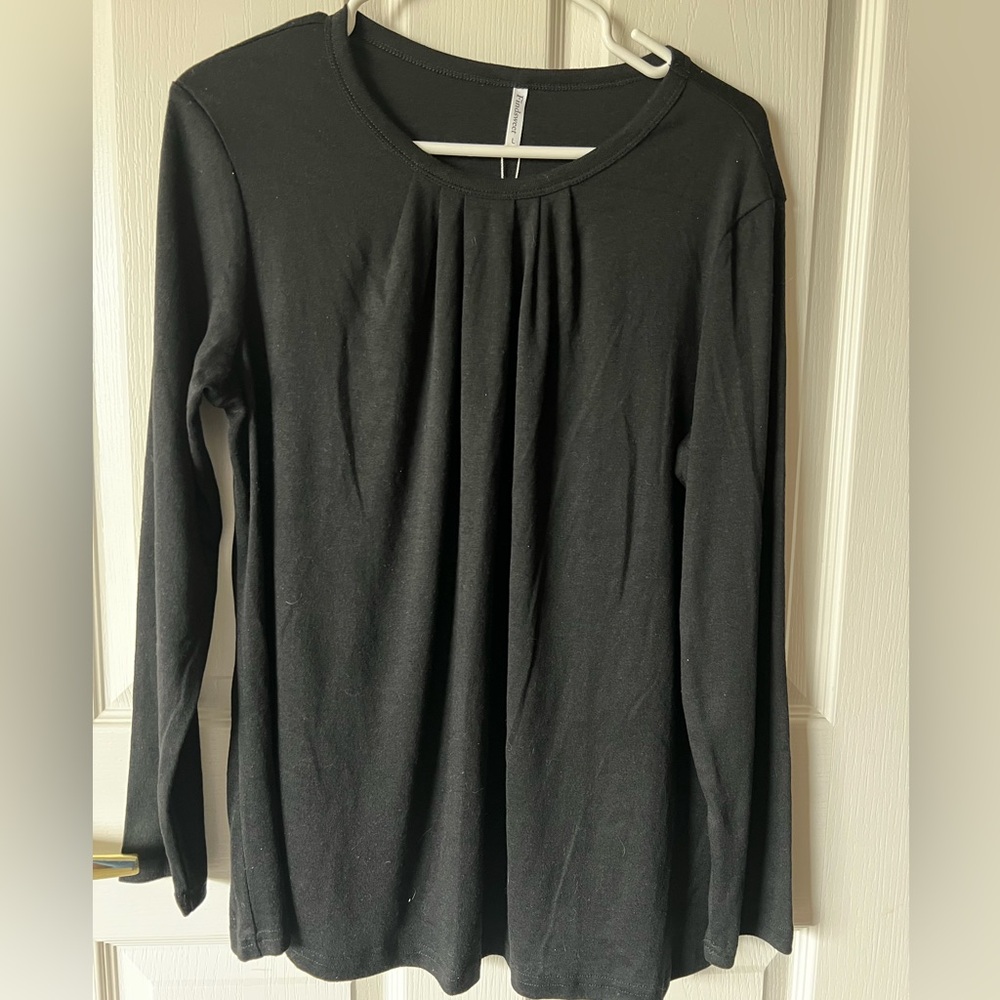 Black Long Sleeve Women's Top